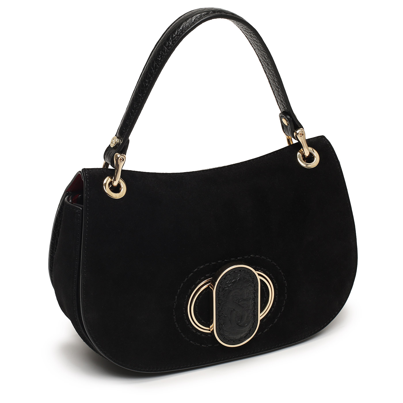 Кожаная сумка Carlo Salvatelli Madeleine camoscio