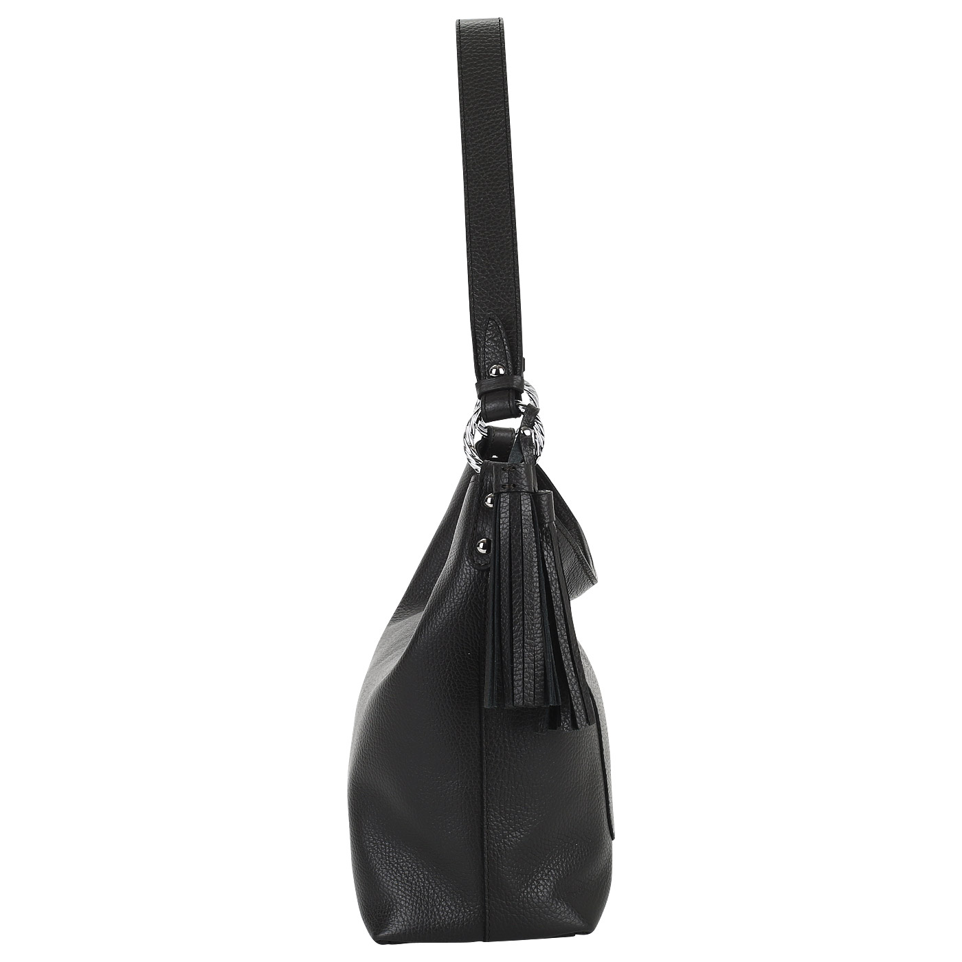 Мягкая сумка-хобо с брелоком Chatte 