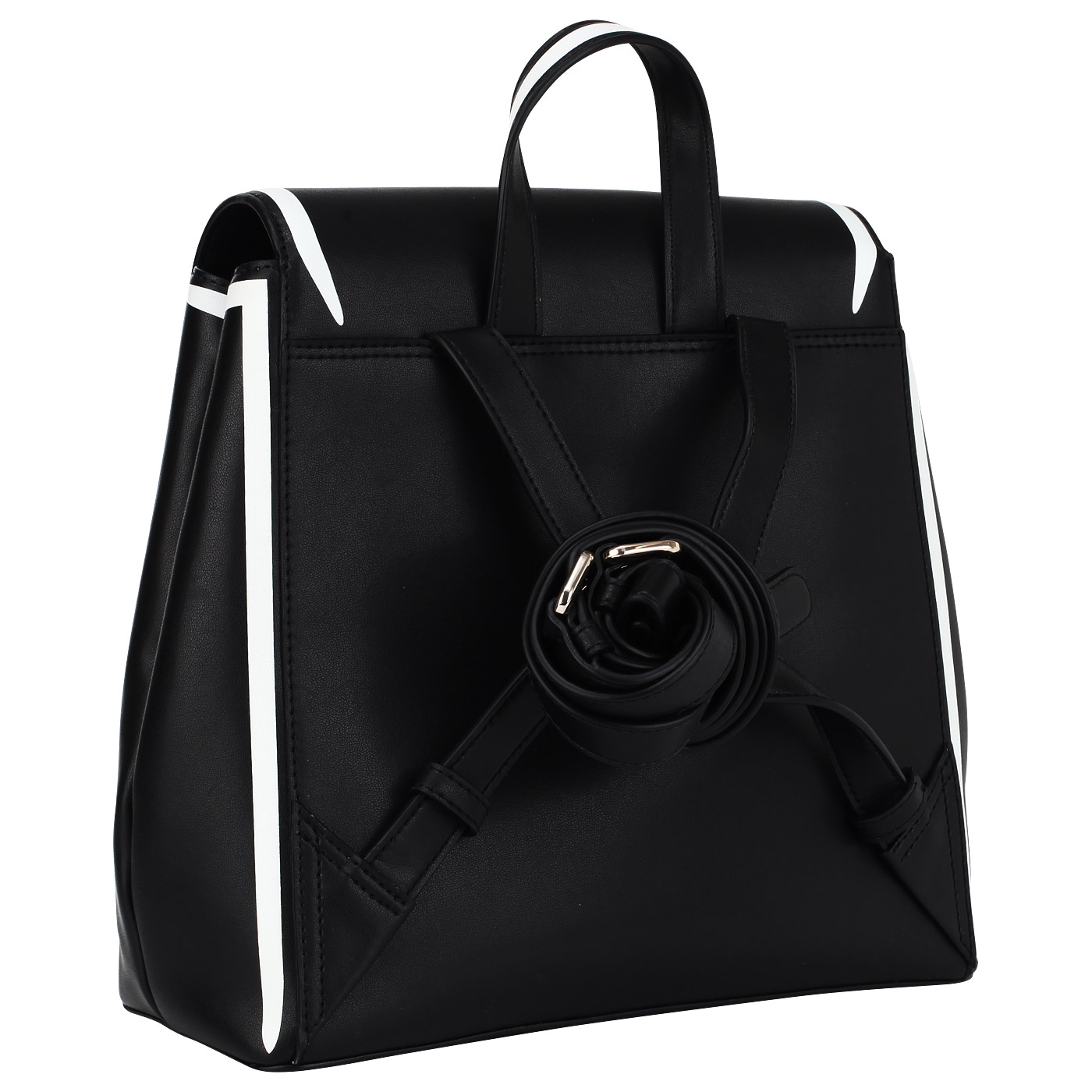 Черный кожаный рюкзак DKNY Jade