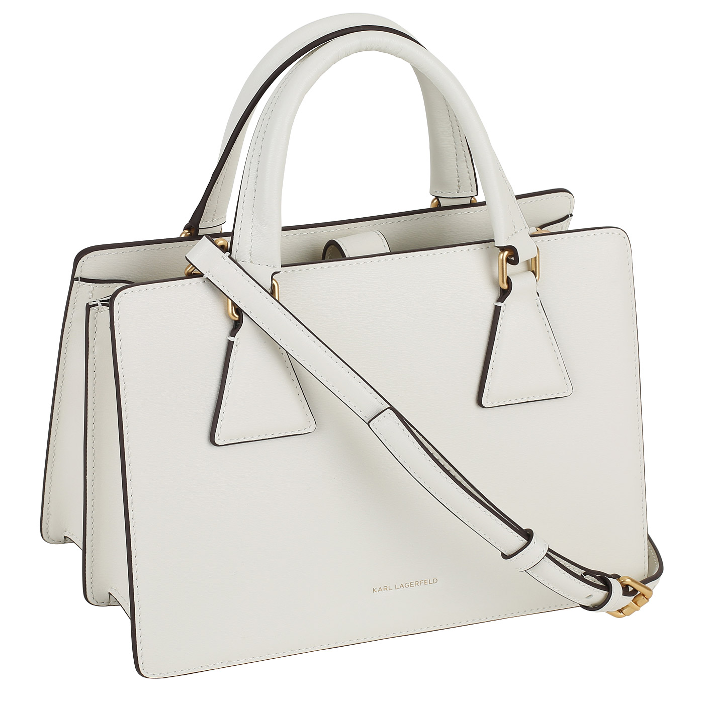 Кожаная сумка Karl Lagerfeld Lock