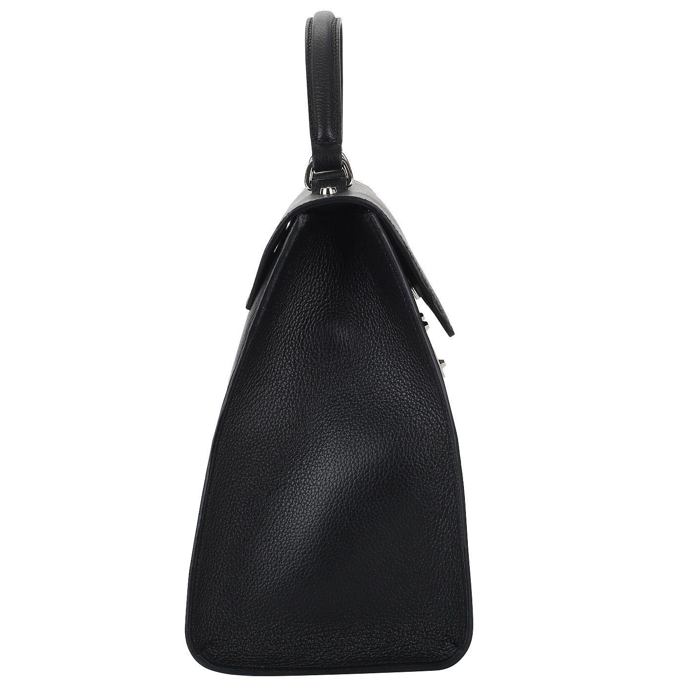 Черная сумка из зернистой кожи Coccinelle B14