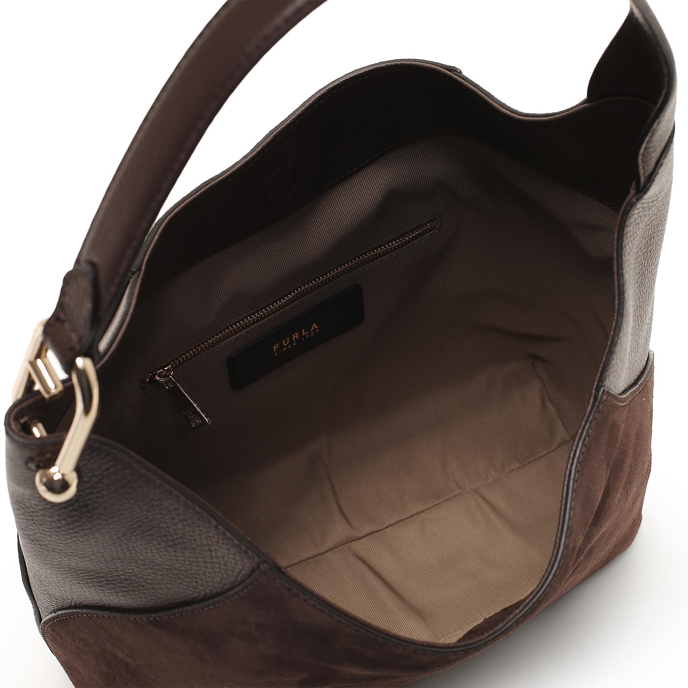 Кожаная сумка Furla Lara