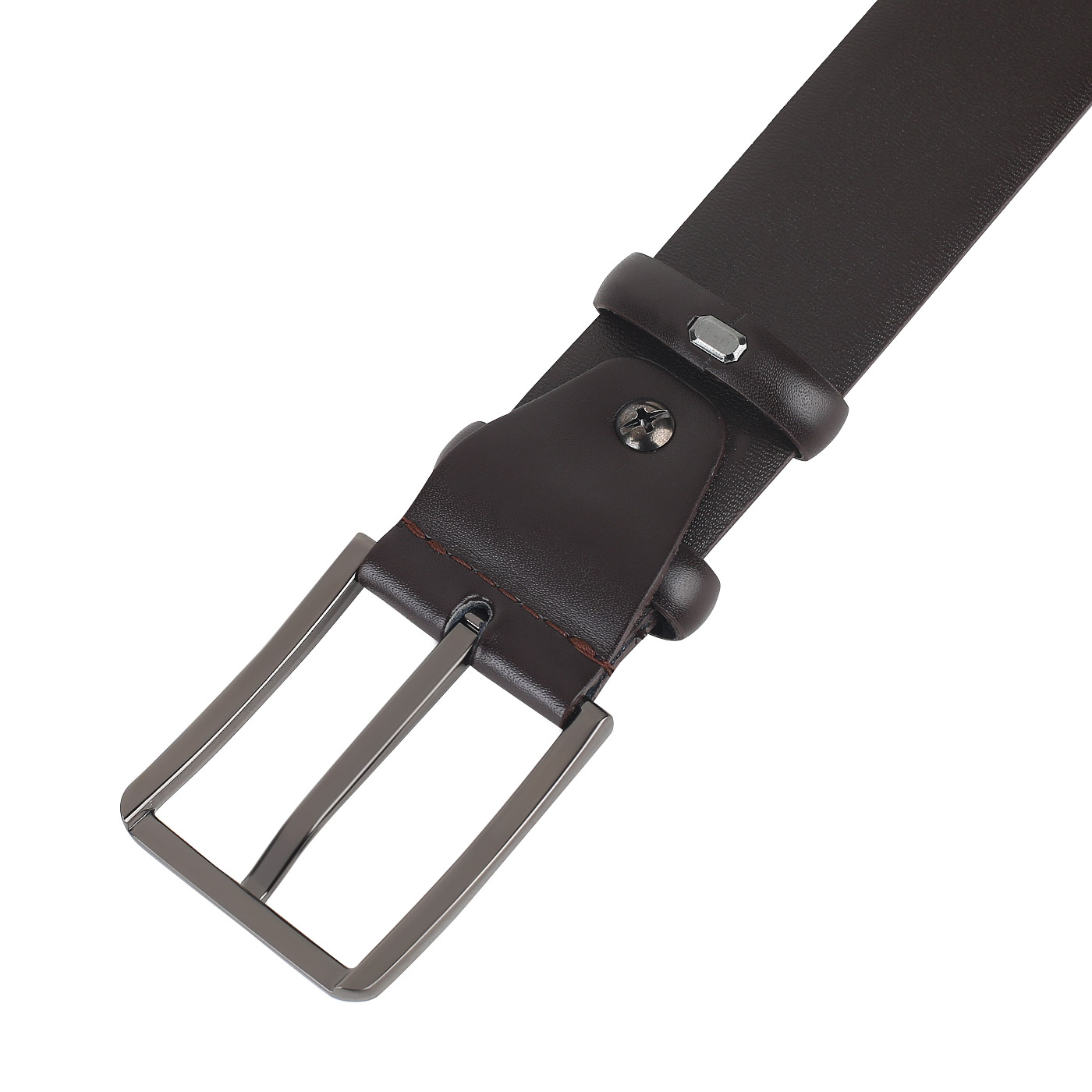 Ремень из гладкой кожи Stevens 