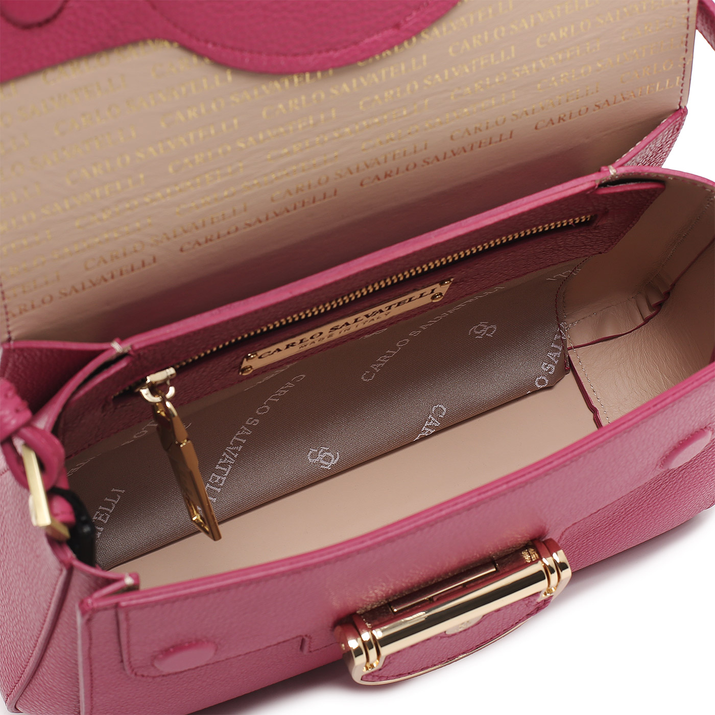 Кожаная сумка Carlo Salvatelli Tiziana gemma