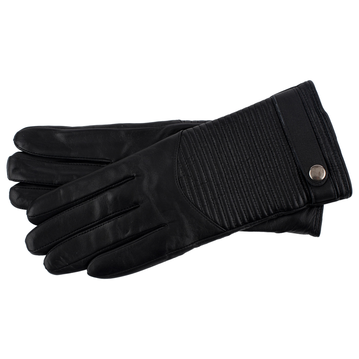 Aurelli Перчатки из черной кожи