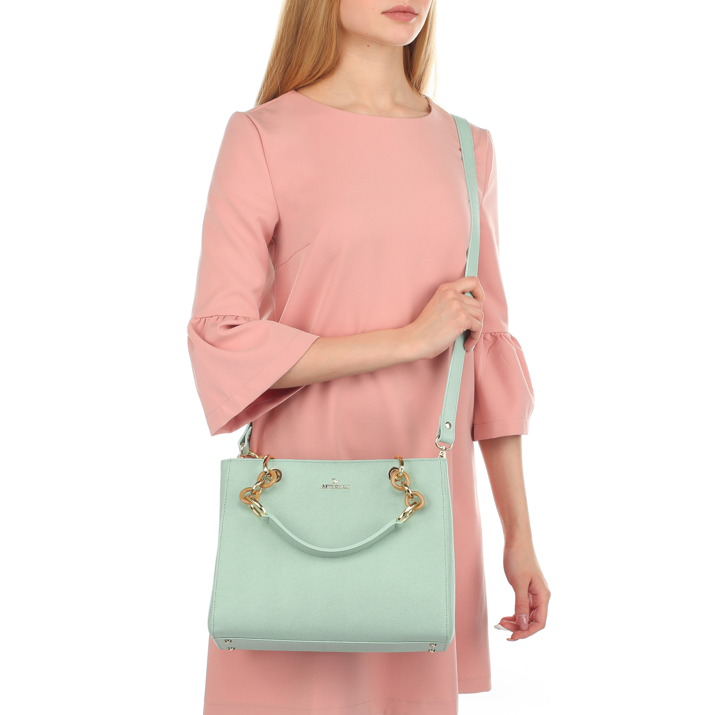 Женская сумка из сафьяна Aurelli 