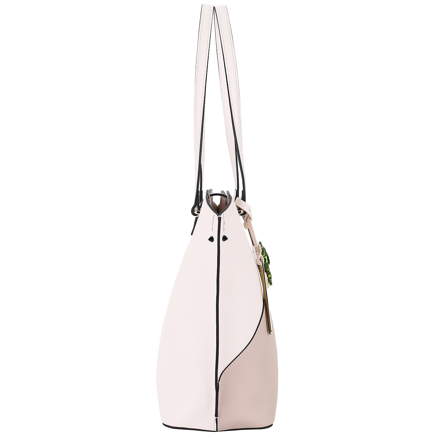 Сафьяновая женская сумка с длинными ручками Cromia Sunrise