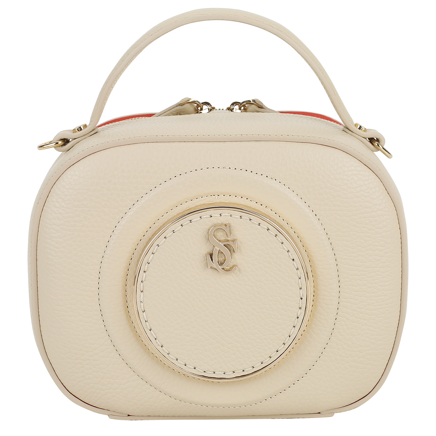 Carlo Salvatelli Кожаная сумка с цепочкой