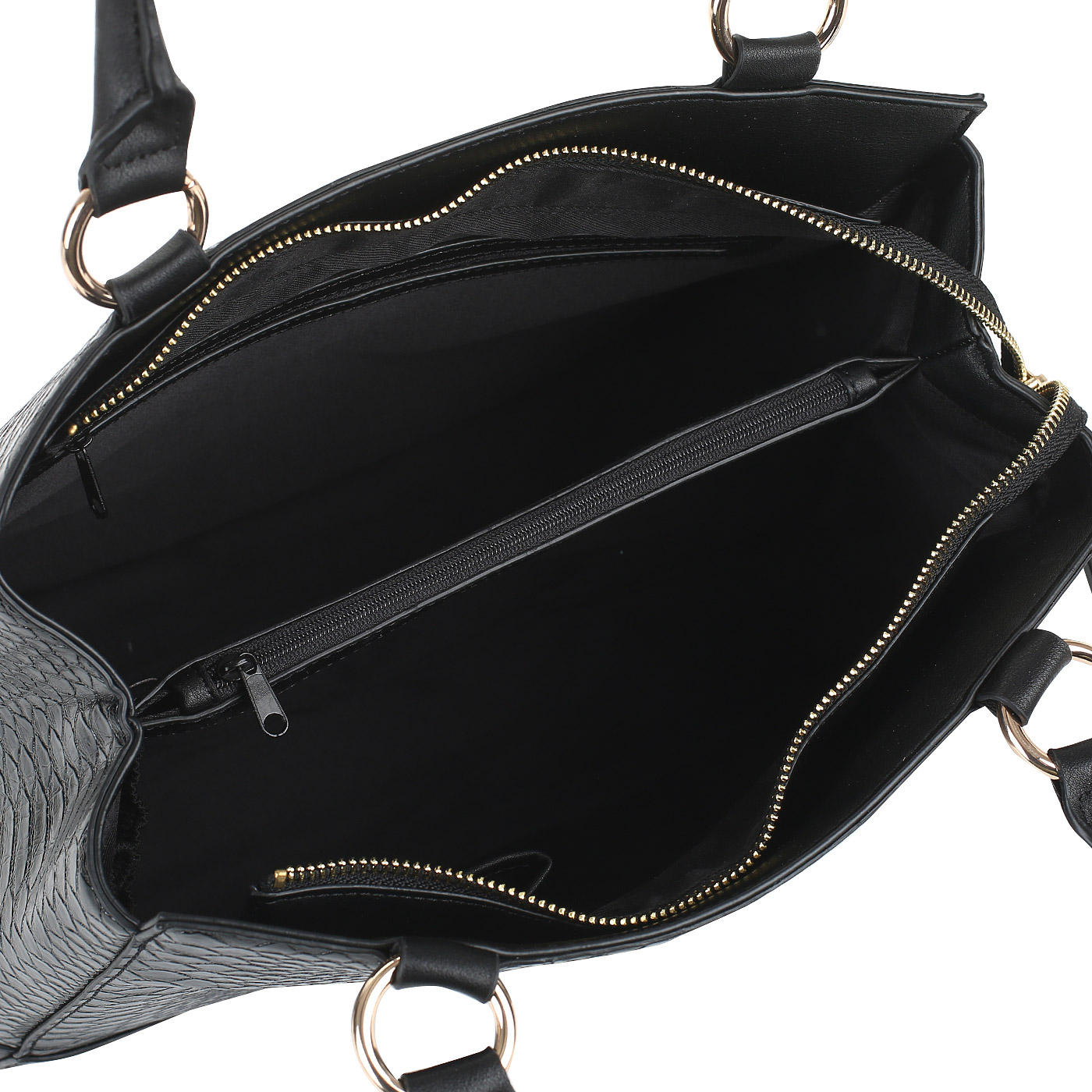 Черная комбинированная сумка Picard Snappy