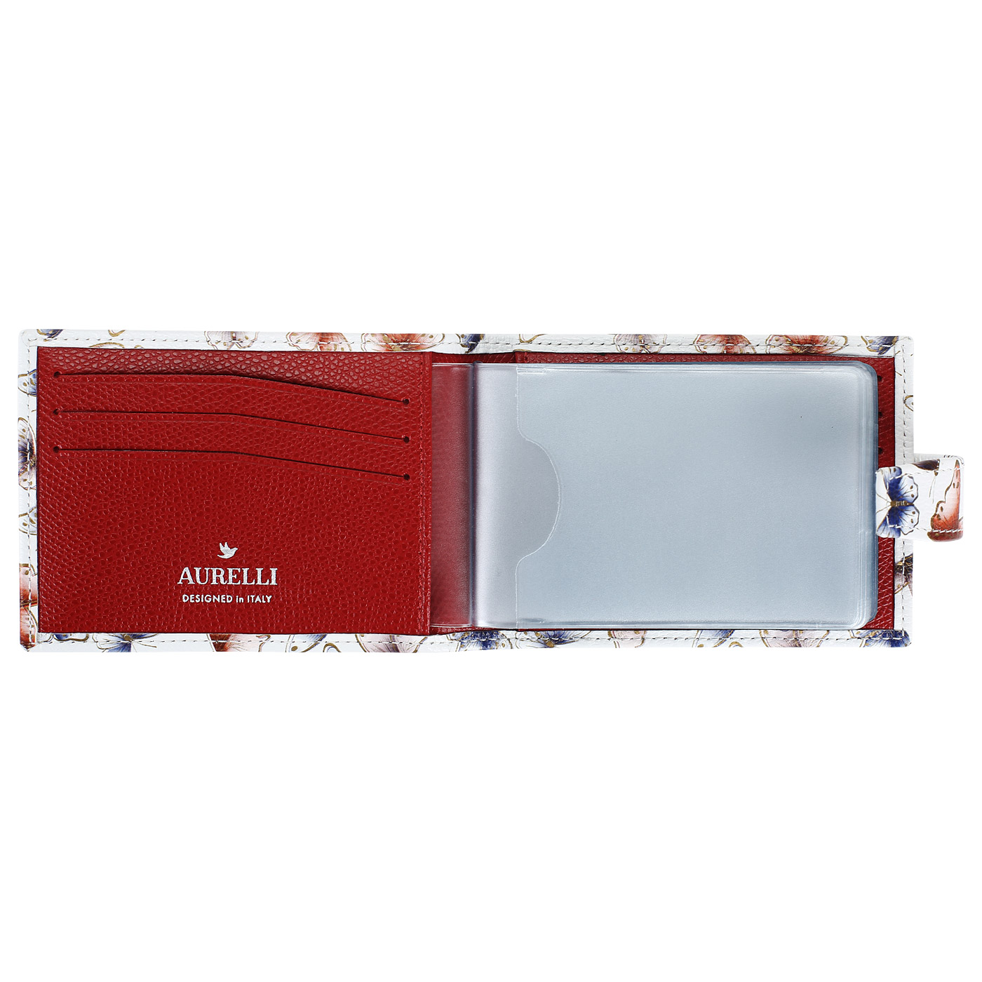 Компактная кожаная визитница Aurelli Alma fantasia