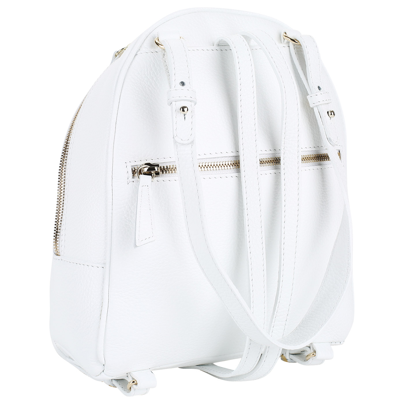 Женский рюкзак из белой кожи Marina Creazioni 