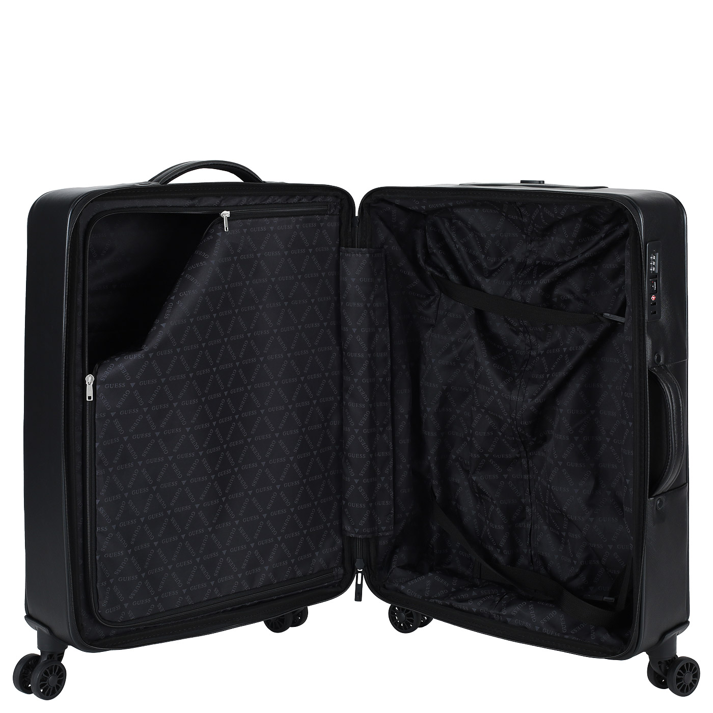 Чемодан средний M из полиурeтана Guess Napoli