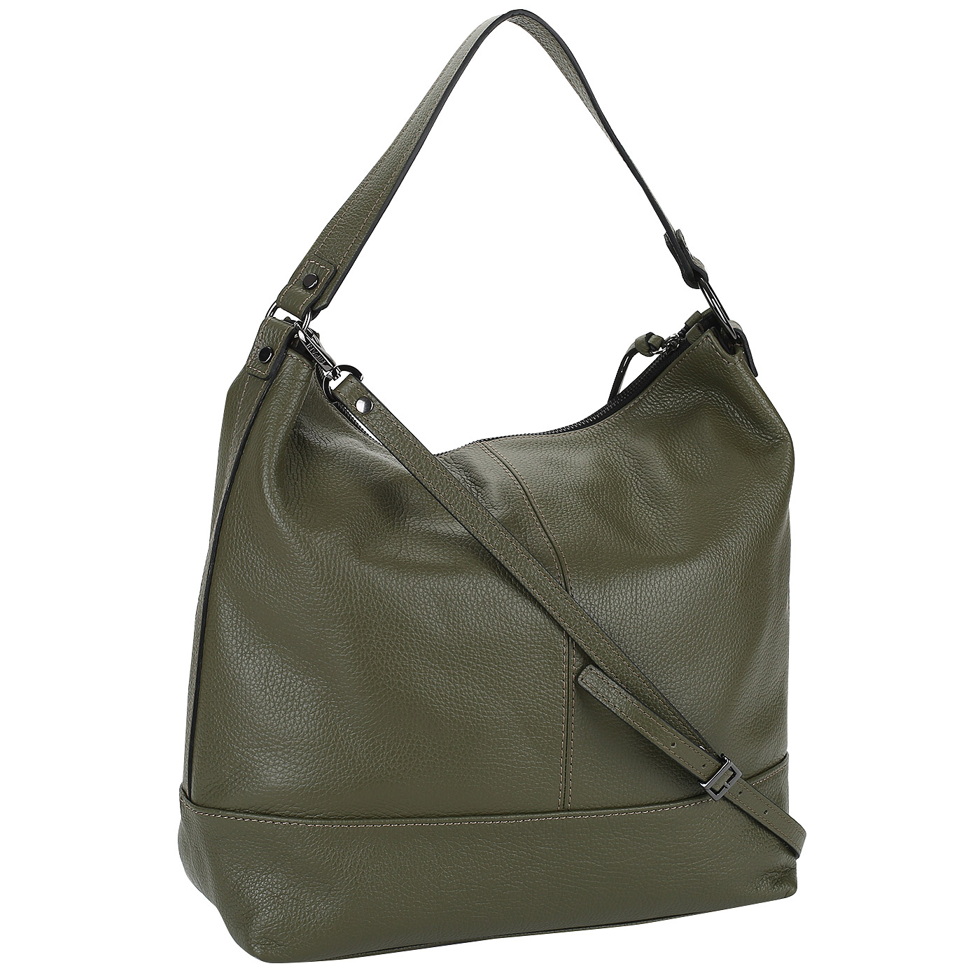 Мягкая кожаная сумка с ремешком Ripani Dracena