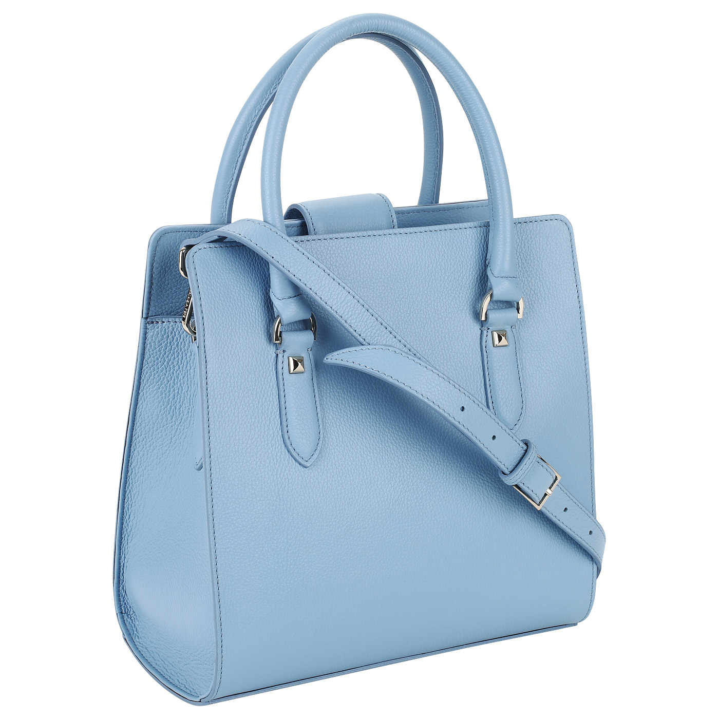 Сумка из зернистой кожи Patrizia Pepe Hard Lock