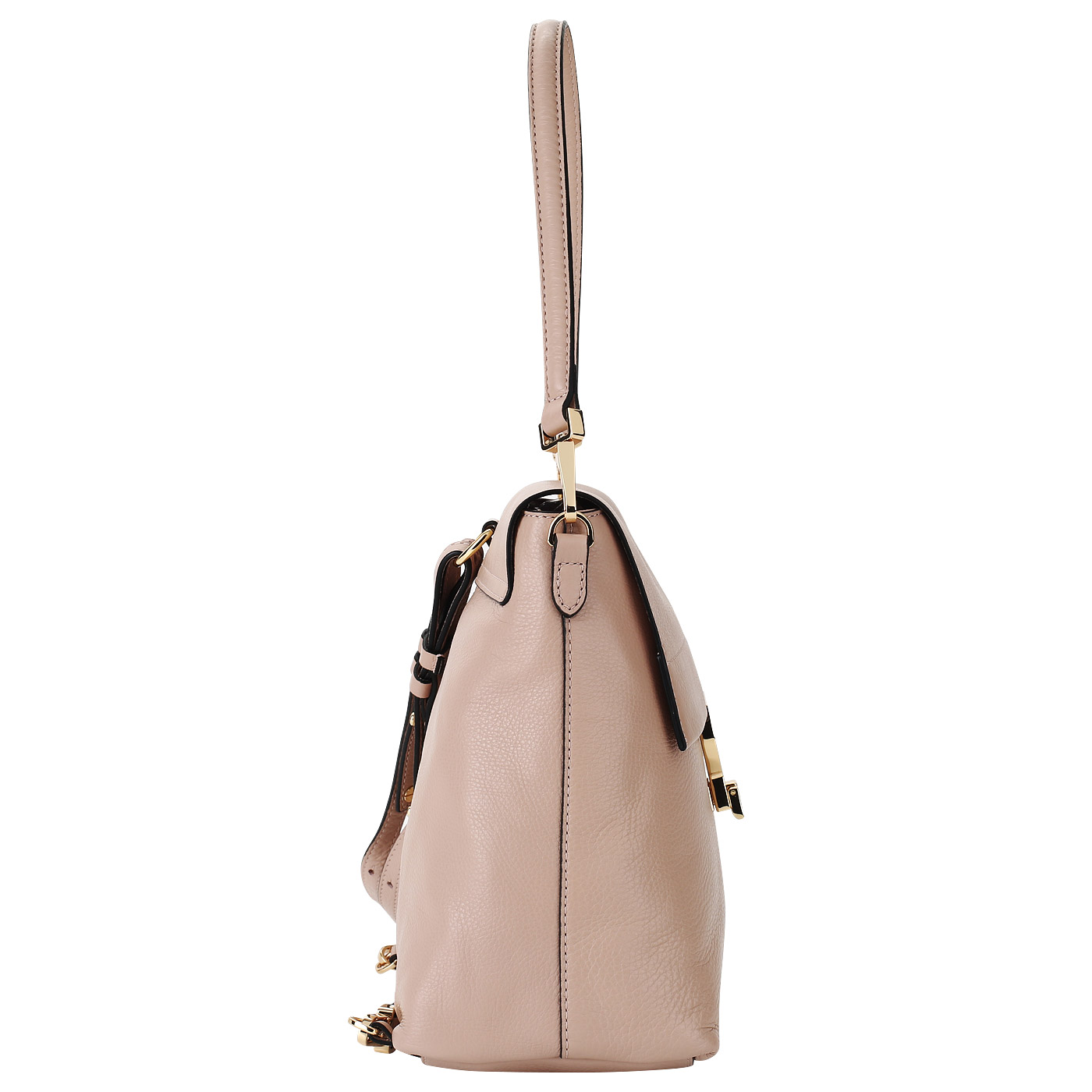 Женский кожаный рюкзак с длинной ручкой Coccinelle Arlettis
