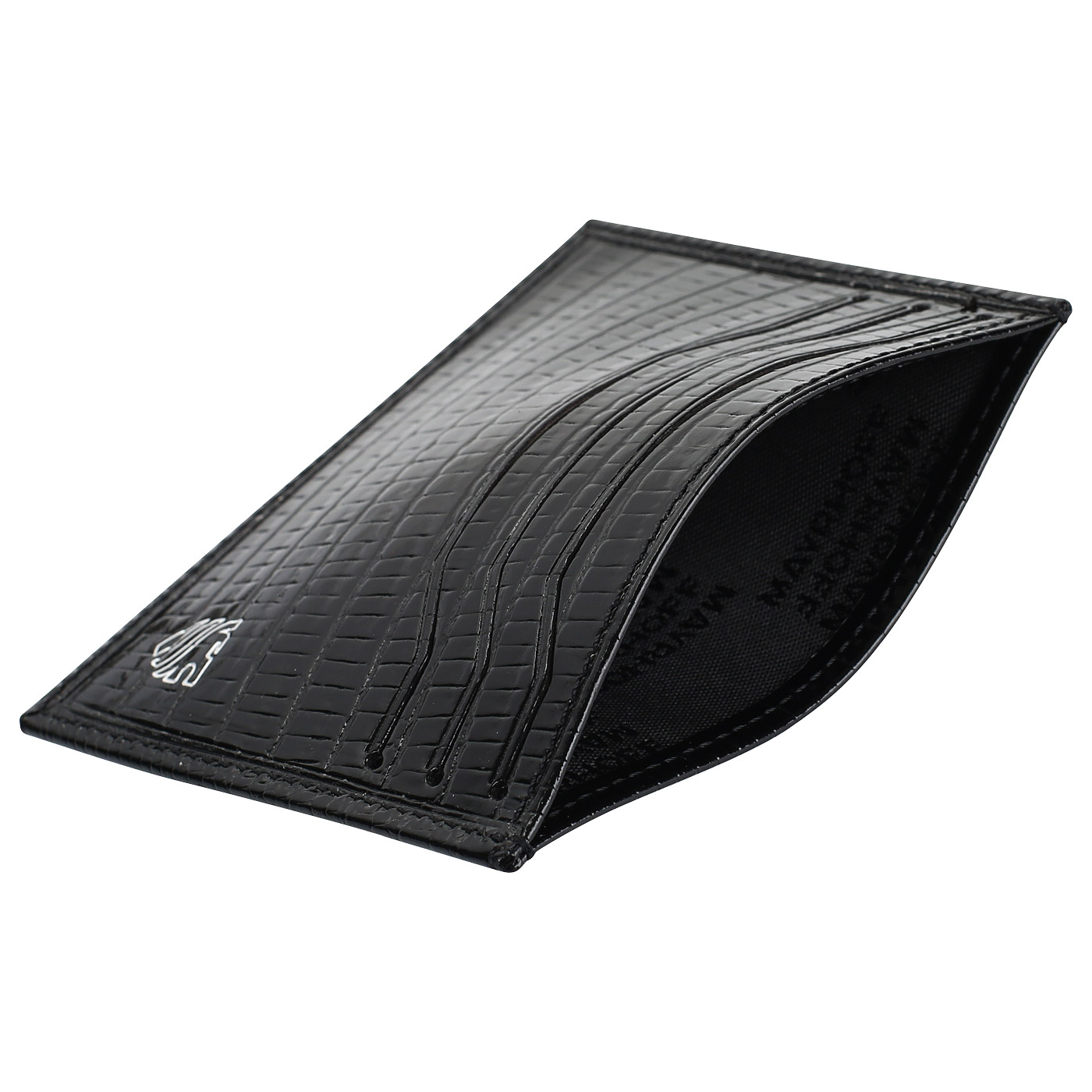 Мужская визитница с отделкой под кожу ящера Mayrhoff Munchen