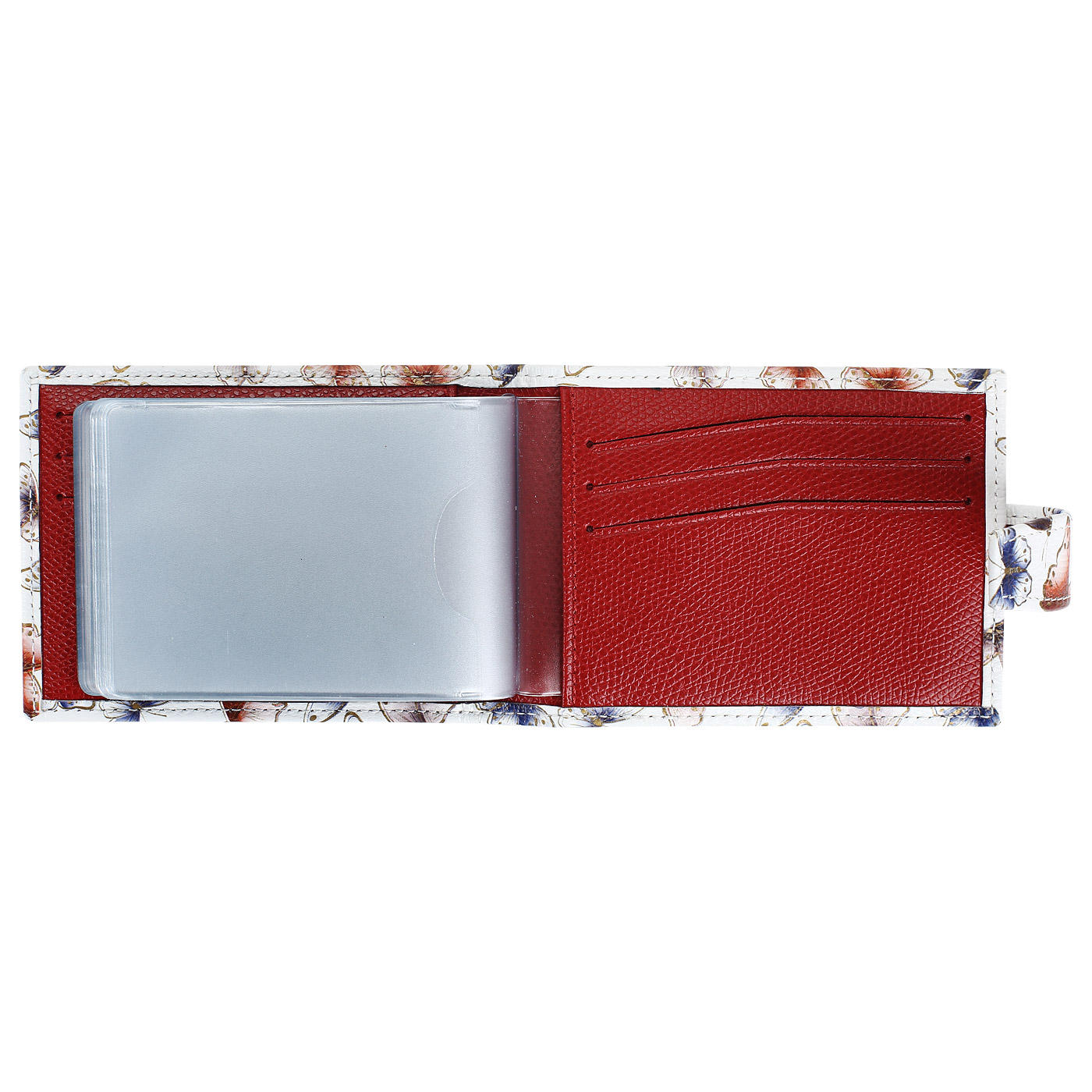 Компактная кожаная визитница Aurelli Alma fantasia