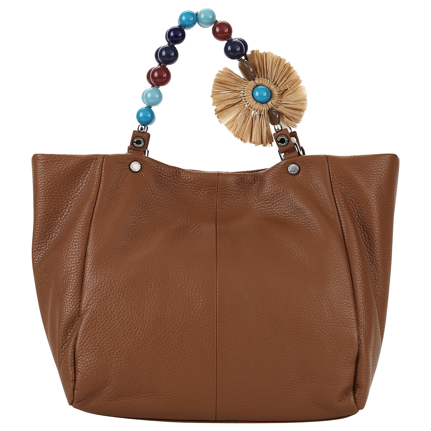Roberta Gandolfi Женская вместительная сумка из натуральной кожи