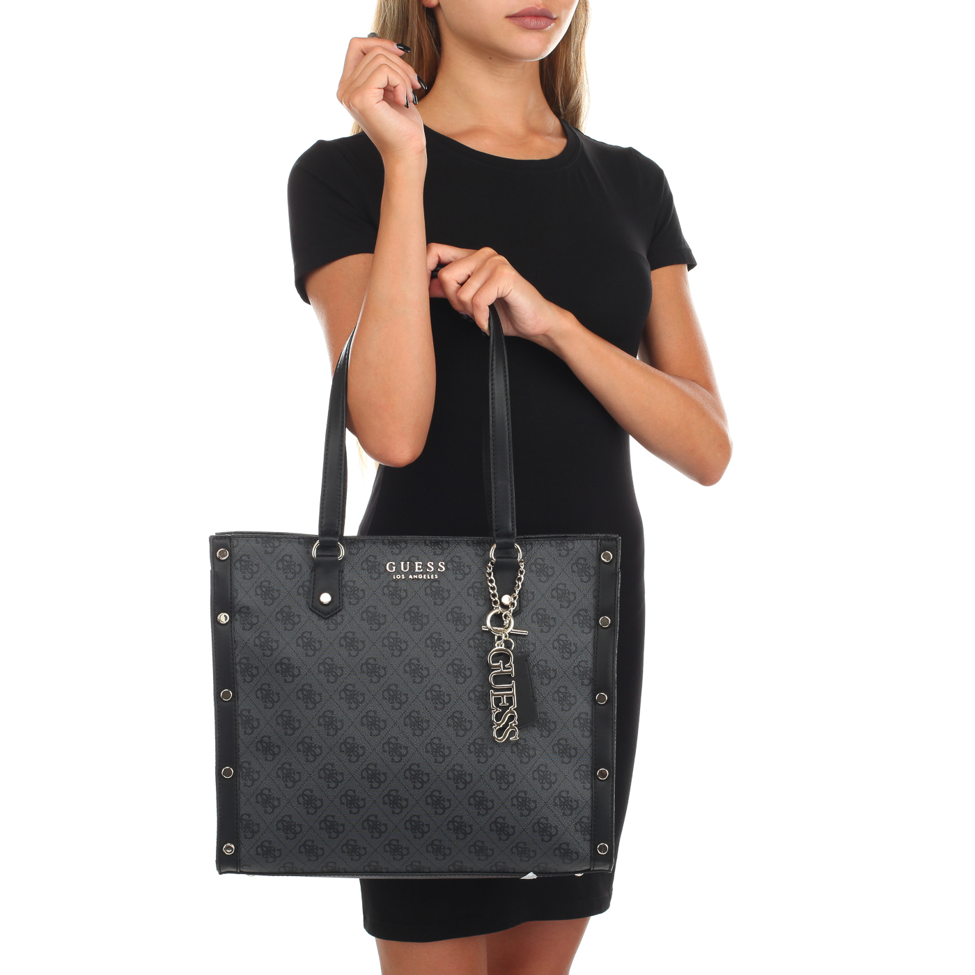 Сумка на молнии с длинными ручками Guess Florence