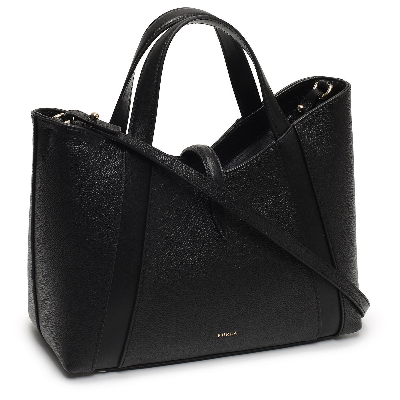 Кожаная сумка Furla Goccia