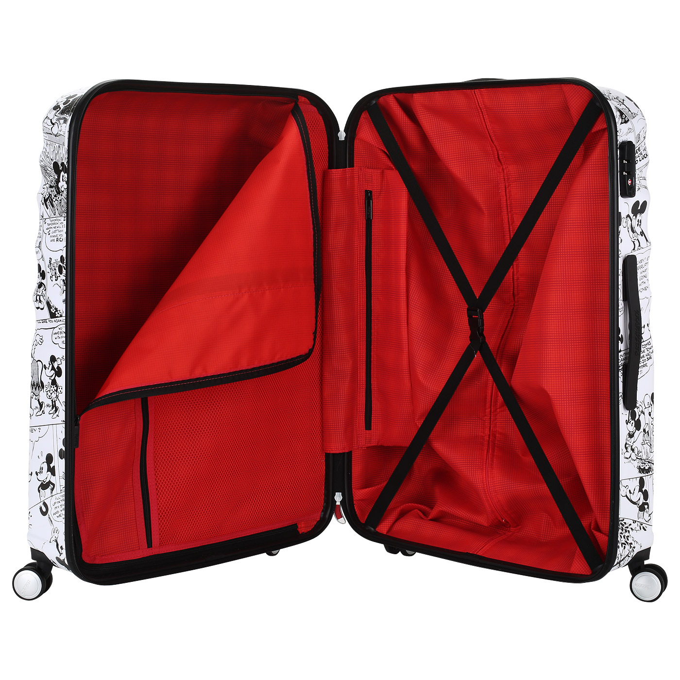 Чемодан большой L из ABS-пластика с кодовым замком American Tourister Wavebreaker Disney