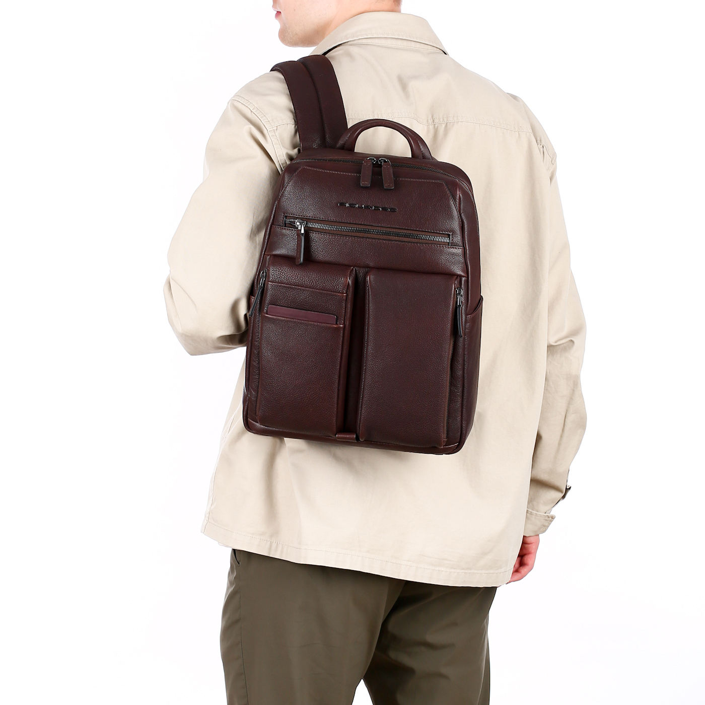 Кожаный рюкзак Piquadro Paavo