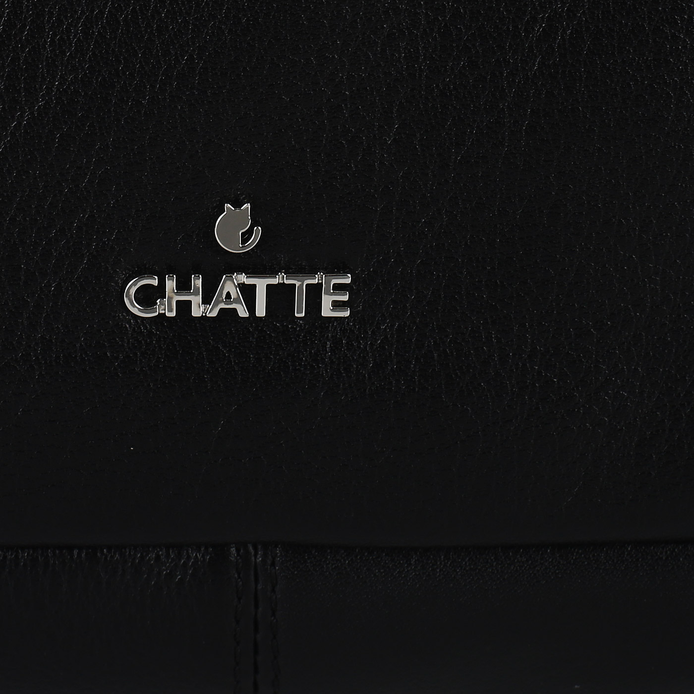 Вместительная кожаная сумка Chatte 