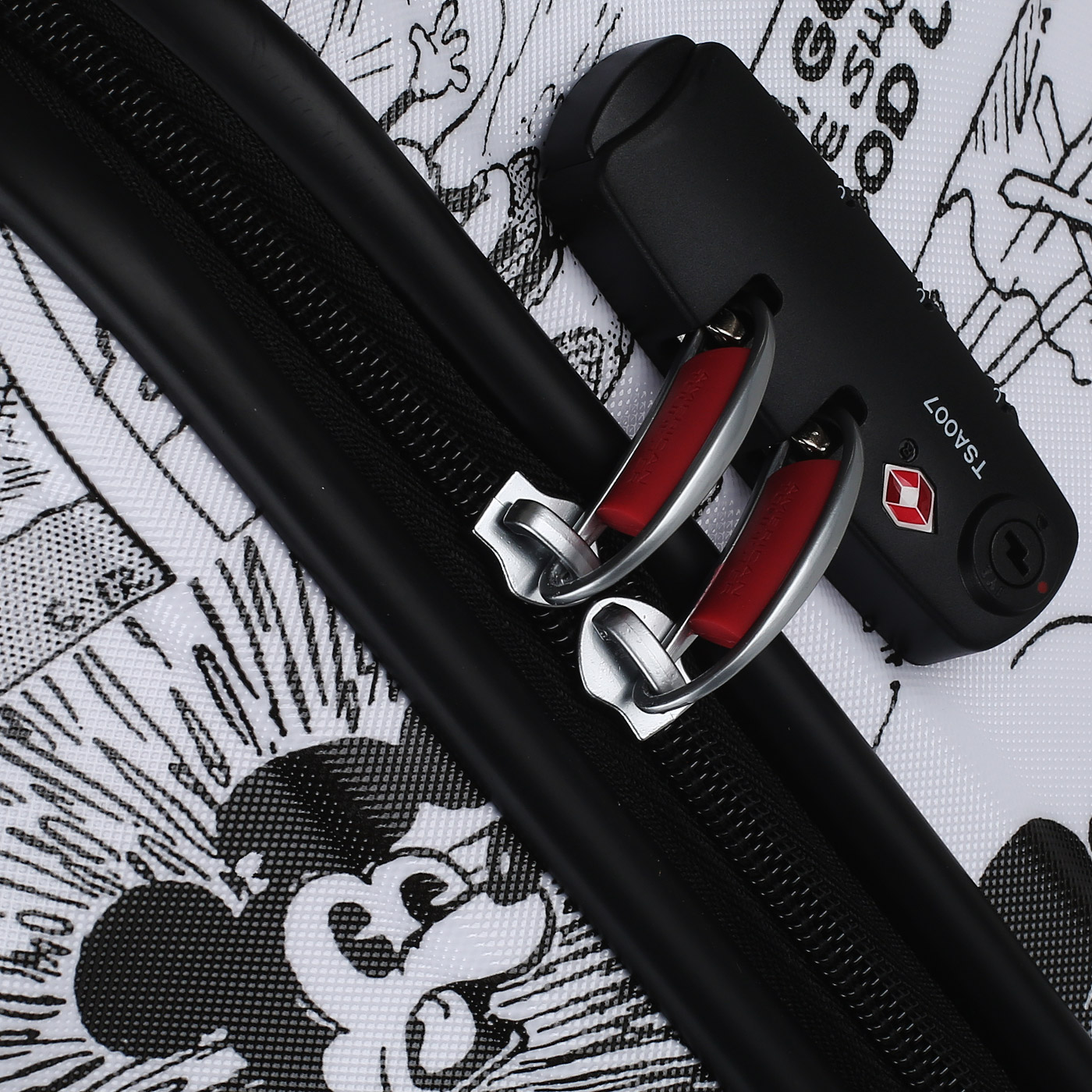 Чемодан большой L из ABS-пластика с кодовым замком American Tourister Wavebreaker Disney