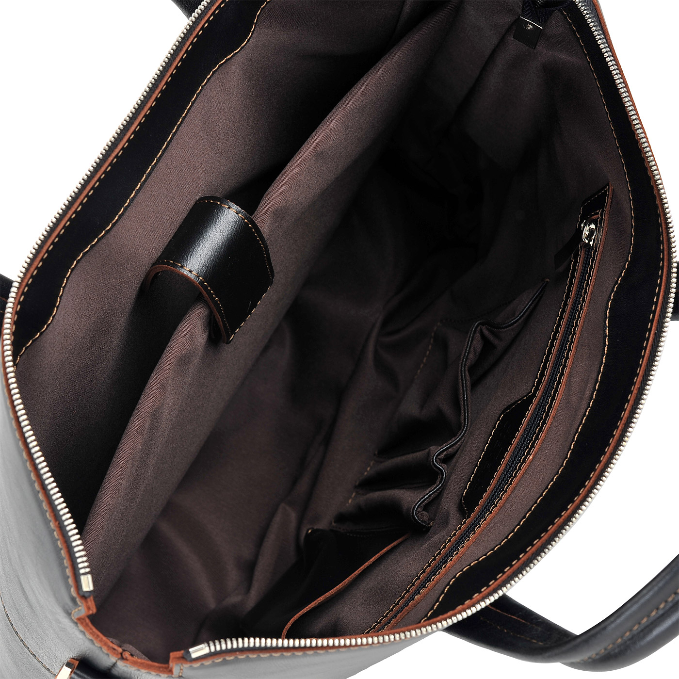 Вместительная мужская деловая сумка из натуральной кожи Stevens 